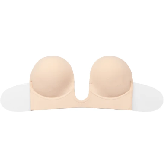 Bye-Bra U-Bra fără bretele, bej, Cup C