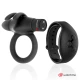 AGRON - Inel vibrat pentru stimulare, Negru & Argintiu