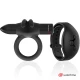 AGRON - Inel vibrat pentru stimulare, Negru & Argintiu