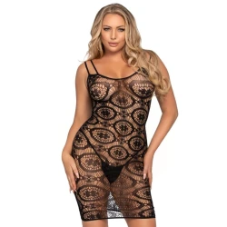 LEG AVENUE - Rochie mini tip croșetat, Daisy, One Size