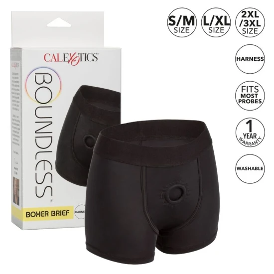 Ham Harness - Boxer Style, Negru, L/XL