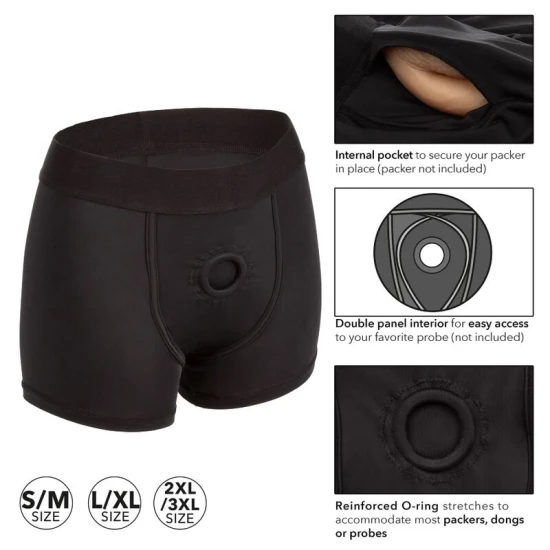 Ham Harness - Boxer Style, Negru, L/XL