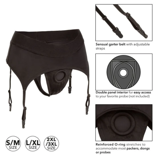 Ham Boundless Thong With Garter, S/M