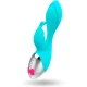Vibrator Tip iepuraș Miki, Turcoaz și argintiu