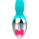 Vibrator Tip iepuraș Miki, Turcoaz și argintiu