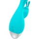 Vibrator Tip iepuraș Miki, Turcoaz și argintiu