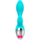 Vibrator Tip iepuraș Miki, Turcoaz și argintiu