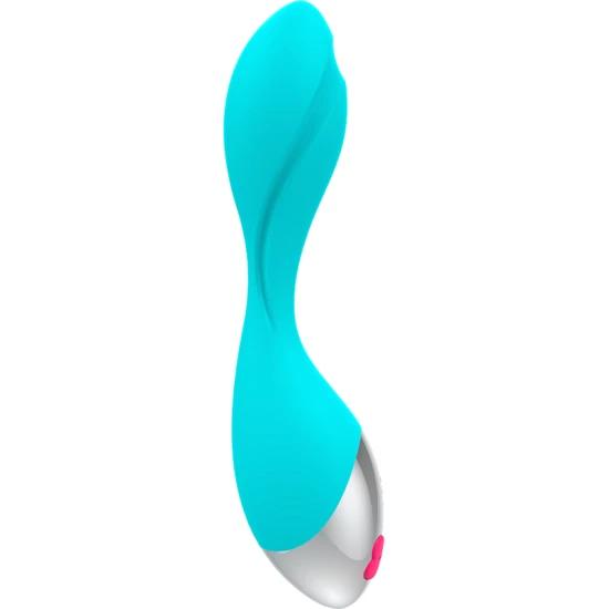 Mini vibrator, Turcoaz și argintiu