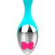 Mini vibrator, Turcoaz și argintiu