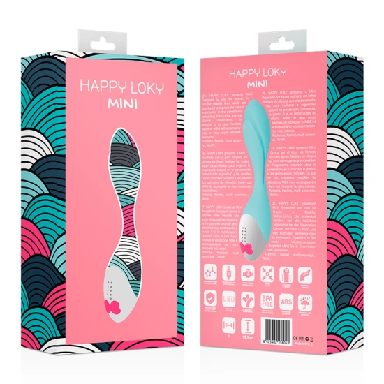 Mini vibrator, Turcoaz și argintiu