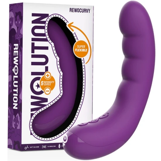 REWOCURVY vibrator flexibil reîncărcabil, Roz