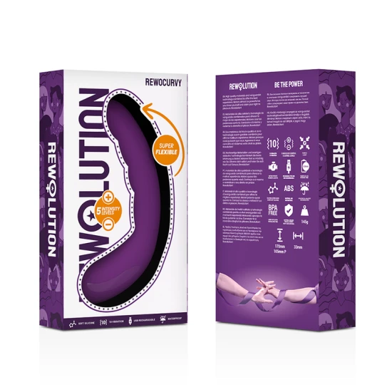 REWOCURVY vibrator flexibil reîncărcabil, Roz