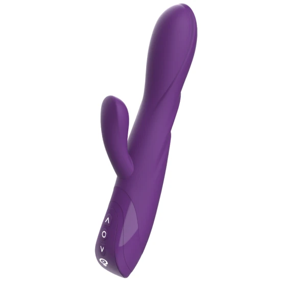 REWORABBIT vibrator flexibil cu iepure, Roz