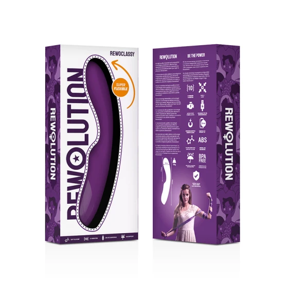 REWOCLASSY vibrator flexibil pentru punctul G, Roz