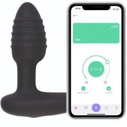 Plug vibrator cu control prin aplicație, Roz