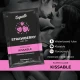 Lubrifiant sărutabil pe bază de apă, căpșună, 10 ml