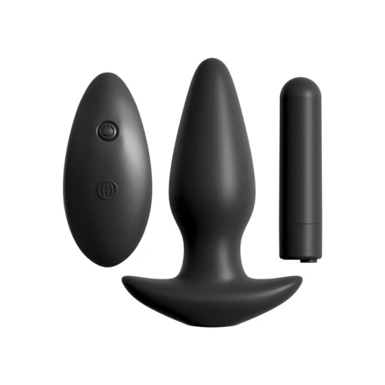 Plug anal cu telecomandă, silicon, Roz