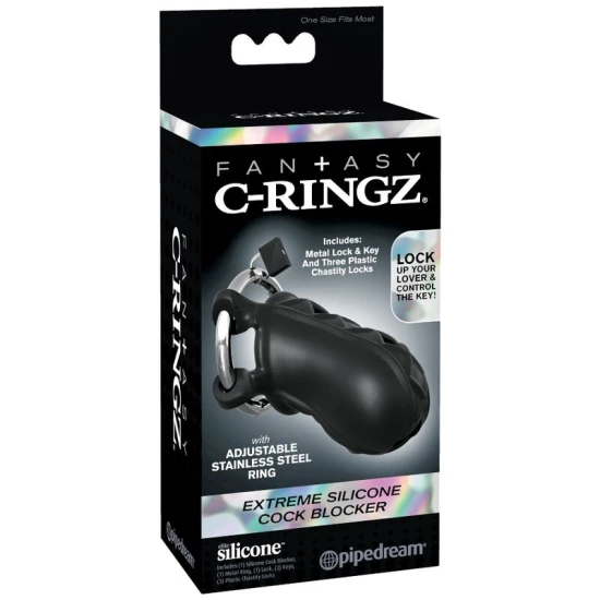 Inel C-Ringz din silicon, Touch Love, Roz