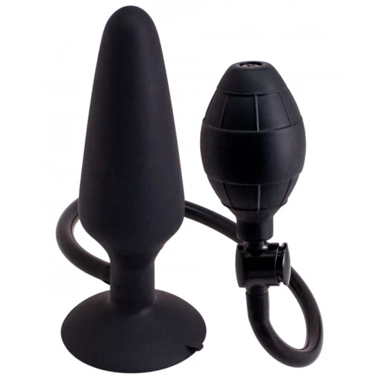 Dop anal gonflabil, silicon, Roz