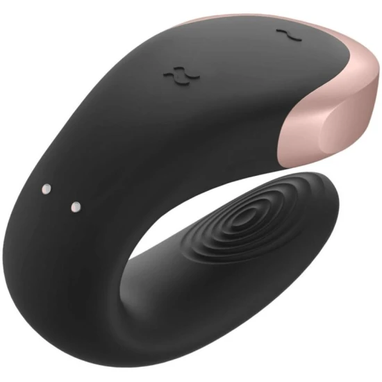 Vibrator Partener - Double Love, Negru