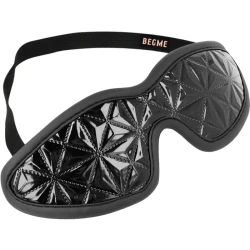 BEGME - Masca blindfold premium, ediție Black, cu căptușeală din neopren