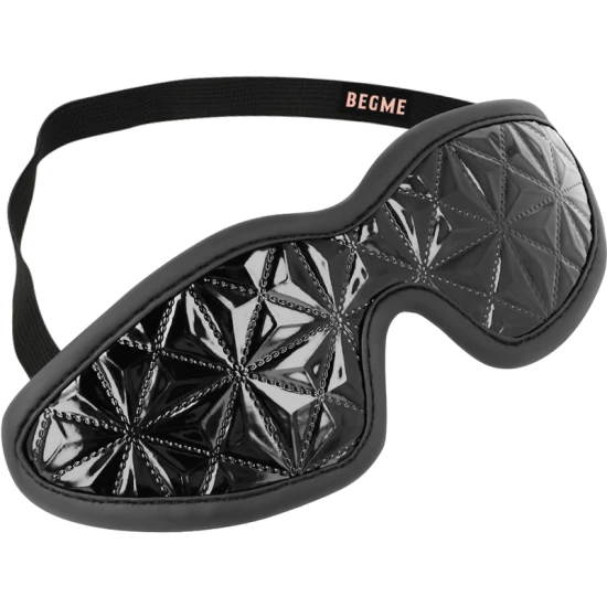 BEGME - Masca blindfold premium, ediție Black, cu căptușeală din neopren