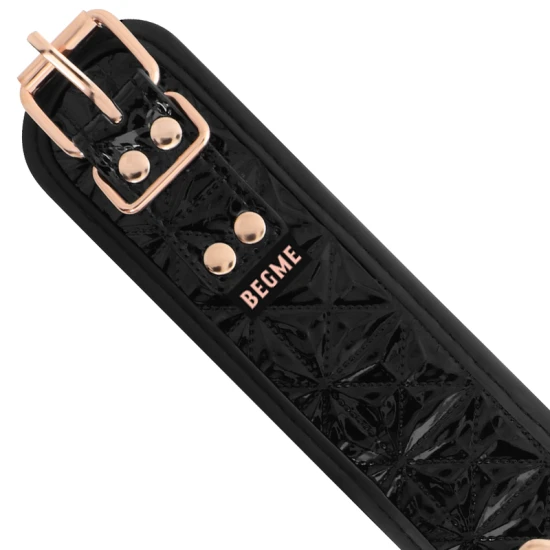 BEGME - Choker cu clești pentru sfarcuri, ediție Black, cu căptușeală din neopren