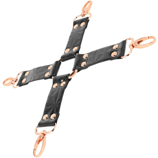 Cătușe Edition Vegan Leather Hog Tie, Negru
