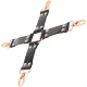 Cătușe Edition Vegan Leather Hog Tie, Negru
