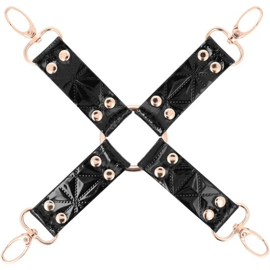 Cătușe Edition Vegan Leather Hog Tie, Negru