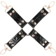 Cătușe Edition Vegan Leather Hog Tie, Negru