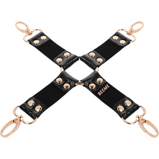Cătușe Edition Vegan Leather Hog Tie, Negru