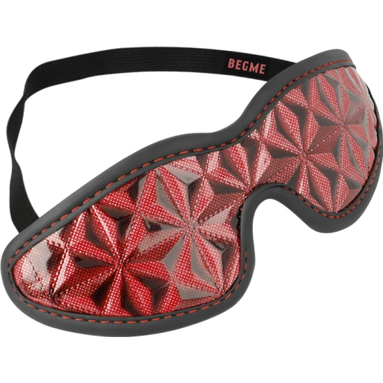 Masca Premium Blind - Căptușeală Neopren, Roșu
