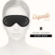 Mască blindfold din piele vegan tip fantasy, cu căptușeală din neopren, Roz