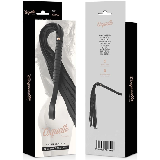FLOGGER din piele vegană fantezie - Roz