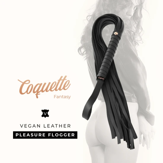 FLOGGER din piele vegană fantezie - Roz