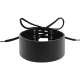 Choker din piele vegană, Negru