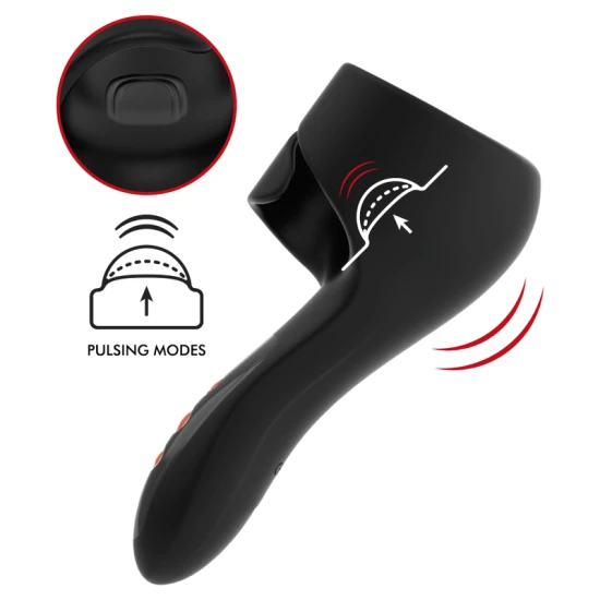 Vibrator tip pulsator pentru masturbare, Negru
