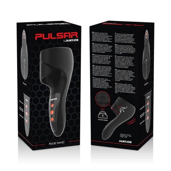 Vibrator tip pulsator pentru masturbare, Negru