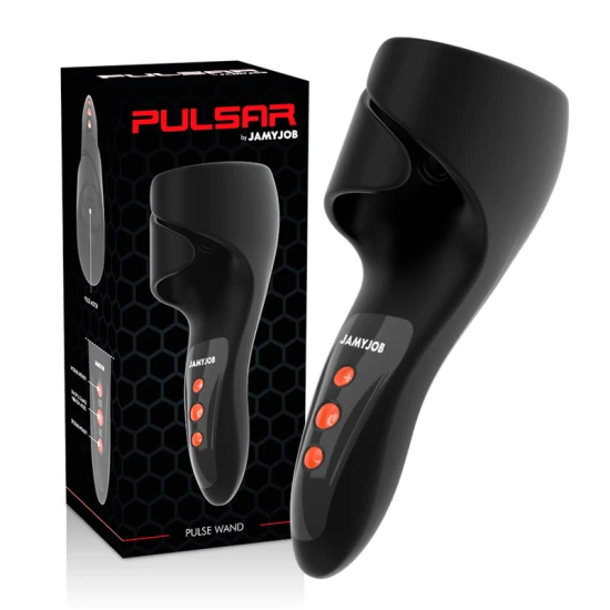 Vibrator tip pulsator pentru masturbare, Negru