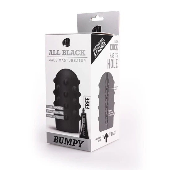 MASTURBATOR BUMPY - Negru