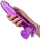 DILDO Tip Produs Size Queen, Mov, 20.3 CM