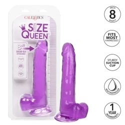 DILDO Tip Produs Size Queen, Mov, 20.3 CM