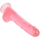 Dildo Size Queen - 25.5 cm, Roz, Mărime Unică