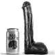 DILDO REALIST PENTRU ANAL, Negru, 23 cm