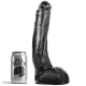 DILDO - Negru - 29 cm curbat