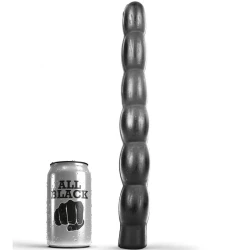 Dildo Anal - 32 CM, Negru, Unisex.