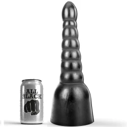 Dildo All Black - 34 CM, Negru