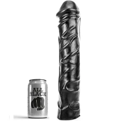 DILDO MARE - MODEL SOFT FISTING, NEGRU, 32 CM