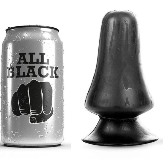 Plug Anal All Black, negru, 12 cm